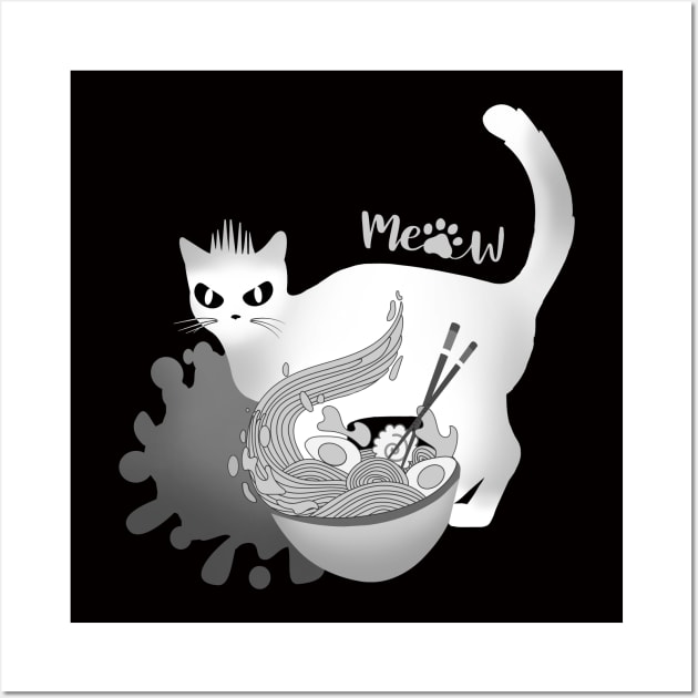 Crazy white cat discount